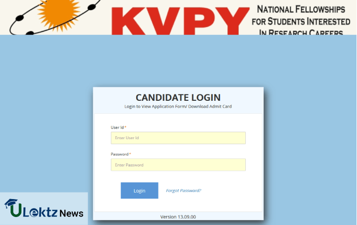 KVPY ADMIT CARD