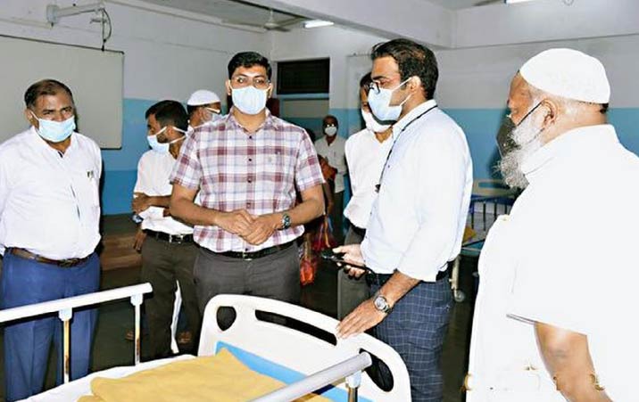 Education society takes up relief works for COVID 19 patients