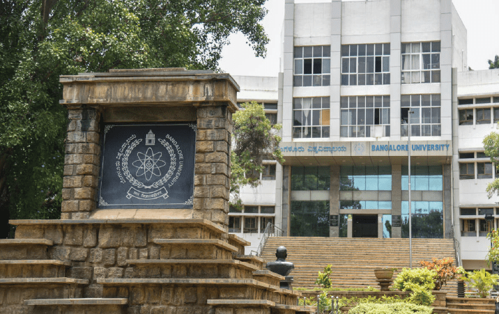 Bangalore University students faculty protest against temple construction on campus 1