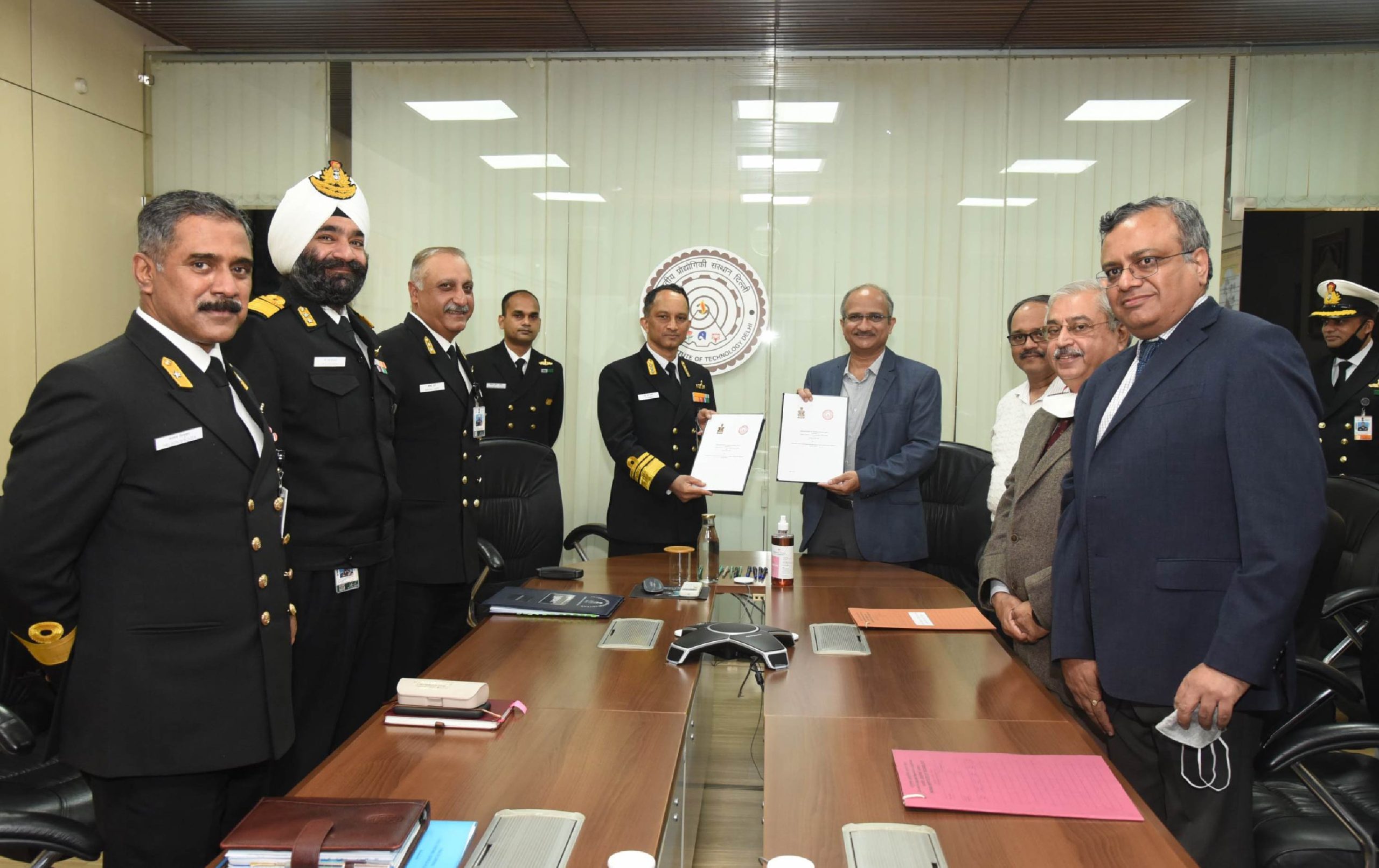IIT Kanpur collaborated with Indian Navy to promote technology development scaled