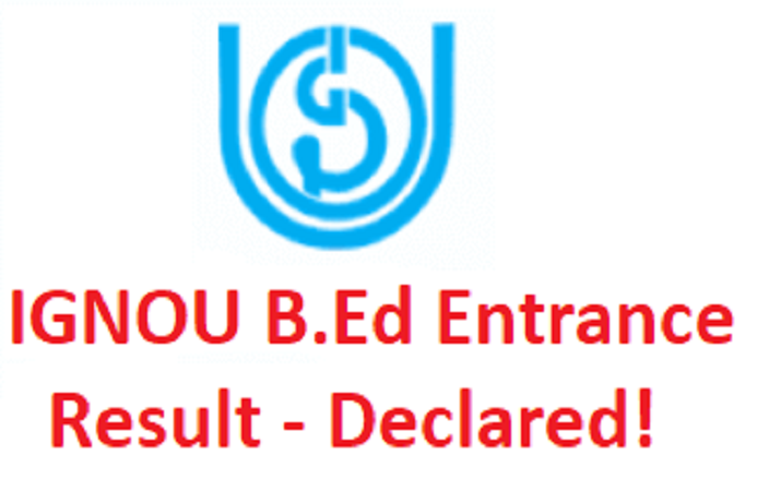 IGNOU B.Ed Entrance Results 2018